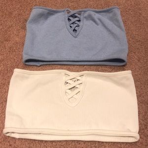 2 Suzette bralettes / crop tops